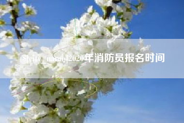 渑池2020年消防员报名时间