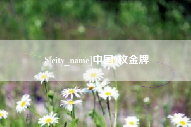 渑池中国9枚金牌