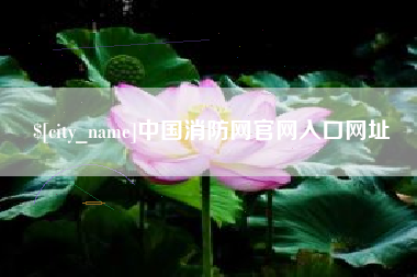 渑池中国消防网官网入口网址