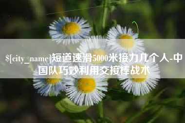 渑池短道速滑5000米接力几个人-中国队巧妙利用交接棒战术