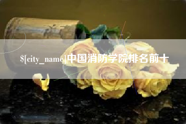 渑池中国消防学院排名前十