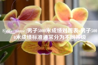 渑池男子5000米成绩对照表-男子5000米成绩标准通常分为不同等级