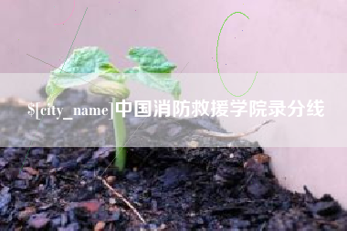渑池中国消防救援学院录分线