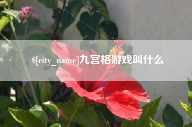 渑池九宫格游戏叫什么