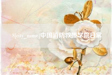 渑池中国消防救援学院日常
