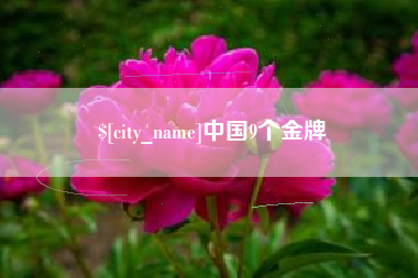 渑池中国9个金牌