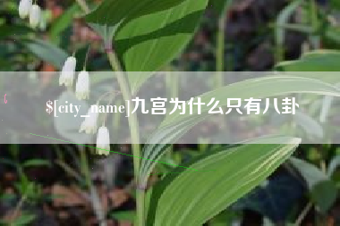渑池九宫为什么只有八卦