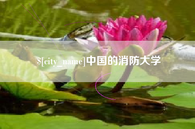 渑池中国的消防大学