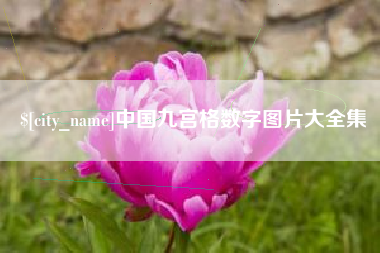 渑池中国九宫格数字图片大全集