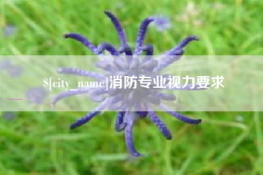 渑池消防专业视力要求