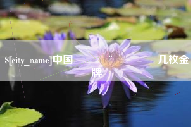 渑池中国🇨🇳几枚金牌