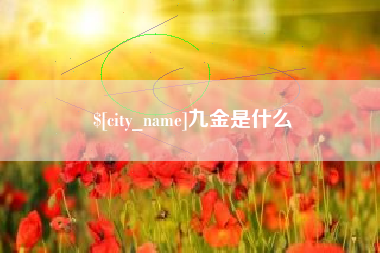 渑池九金是什么