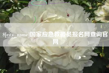 渑池国家应急救援员报名网查询官网