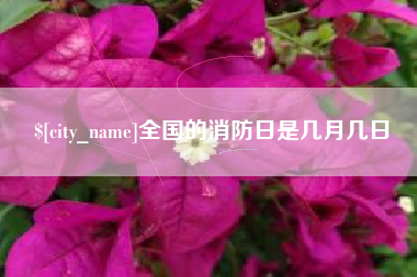 渑池全国的消防日是几月几日