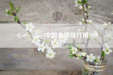 渑池中国金牌排行榜2024