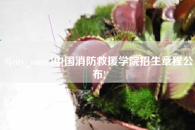 渑池中国消防救援学院招生章程公布!