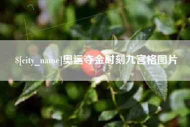 渑池奥运夺金时刻九宫格图片