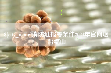 渑池消防证报考条件2024年官网烟台福山